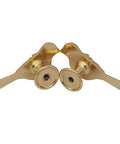 Gold Bird Cabinet Knobs Set Of 2 For Cupboard Doors And Drawers, Vintage Zinc Alloy Handles, Single Hole Pulls For Bedroom, Kitchen, Dresser, Home Decor, Cute Bird Design With Lasting Durability. 25mm gold bird cabinet knobs set of 2, zinc alloy, single hole