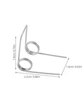 Stainless Steel Kettle Lid Repair Springs Kit With Five Durable Torsion Springs For Easy Replacement In Water Kettles, Small Appliances And Crafting Projects Plus Long Lasting Quality And Multi Use DIY Solutions, 1.9cm spring