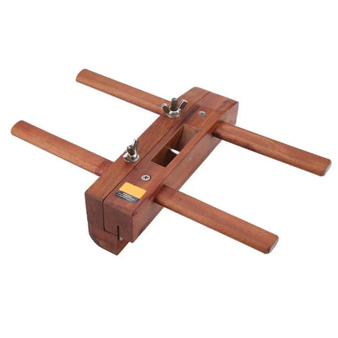 Badass Double Handle Hand Plane Built From Solid Rosewood And Fitted With A Razor Sharp Steel Blade, showcasing the sturdy design.