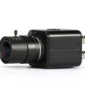 HD SDI Security Camera 2MP 1080P With 1/2.8 High Sensitivity CMOS and 2.8-12mm Varifocal Lens, black casing, side view