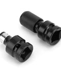 Hex Drive Quick Change Adapter For Impact Wrenches And Drills, Drill Chuck Converter, Telescoping Socket Adapters shown side by side
