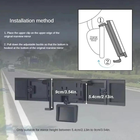 Installation guide for Level Up Your Daily Flow With This Hella Wide Panoramic Rearview Mirror For Tesla Cybertruck.