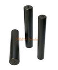 Three pieces from Pro Grade 33 Piece Transfer Punch Set From One Half Inch to One Inch in Sixty Fourth Increments Four And Seven Eighths Inch Long