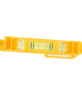 Micpointik Hanging for spirit Level Set in yellow, compact design with liquid vial, ideal for precise leveling and alignment tasks.