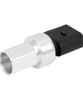 AC Pressure Sensor Switch Plug-And-Play 1J0959126 1K0959126A, black and silver cylindrical connector for VW Audi climate control