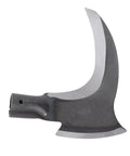 Close-up of High Manganese Steel Double Sickle Garden Tool for Weeding, Grass Cutting, and Small Tree Trimming head