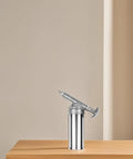 Manual 80cc Grease Gun Portable Alloy With Lock On Coupler For Automotive And Industrial Use, precision tool on table.
