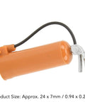 Authentic Rc Fire Extinguisher For 1/18 And 1/24 Scale Crawler Cars Lightweight decorative piece with orange finish, approx 24x7mm.