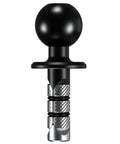Beefy Metal Motorcycle Fork Stem Mount Base With 1 Inch TPU Ball For Stem Holes 12mm To 25.4mm Includes Dual Spacer Set