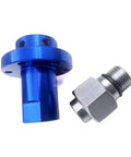 Top Shelf Rotary Joint Closed Seal Replacement For Industrial Machinery, blue aluminum rotary joint and stainless steel fitting.