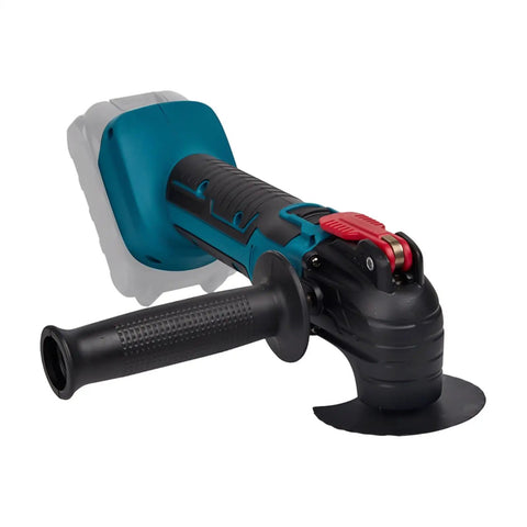 Cordless Battery Angle Grinder With Variable Speed And Low Vibration Ergonomic Handle, designed for precise paint scraping and adhesive removal.