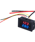 DIY Friendly Voltmeter And Ammeter Panel Meter For PCB Wiring 50A Digital Readout Shows Voltage And Current At A Glance