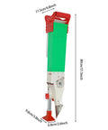 Adjustable Manual Seeder Handheld Sowing Tool For Fast Precise Seed Distribution In The Garden Row Planter dimensions view