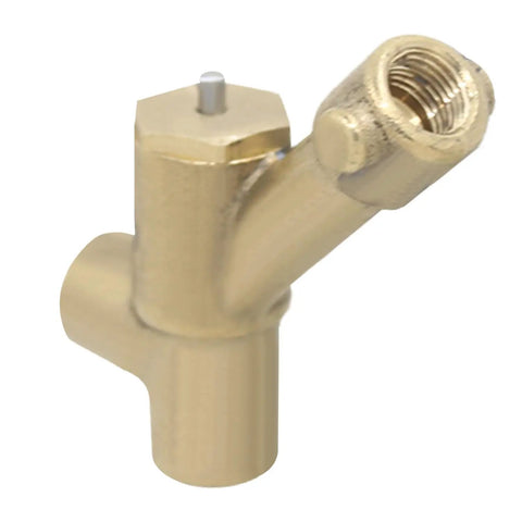 Close-up of Beefy Copper Pressure Washer Spray Gun Valve For Car Wash And Home Cleaning, Replacement Water Gun Valve Core Fittings