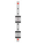 MGN12C Linear Guide Rail Kit With 2 Sliding Blocks For 3D Printers And CNC Machines Heavy Duty Stainless Steel Motion Guide 2.84kN Dynamic Load 100mm Rail Length Smooth Precision Linear Bearings For Pros And DIYers, 100mm rail with two sliders