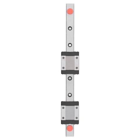 MGN12C Linear Guide Rail Kit With 2 Sliding Blocks For 3D Printers And CNC Machines Heavy Duty Stainless Steel Motion Guide 2.84kN Dynamic Load 100mm Rail Length Smooth Precision Linear Bearings For Pros And DIYers, 100mm rail with two sliders