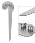 Pro Grade Woodworking Gauge Ruler Portable Handy Marking Tool Made From Stainless Steel For Metalworking And Angle Layout Precision