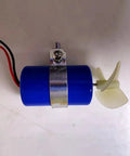 7.4V DIY RC Jet Boat Underwater Motor Thruster CW CCW 3-Blade Propeller Micro ROV Submarine Part 16800 RPM top view