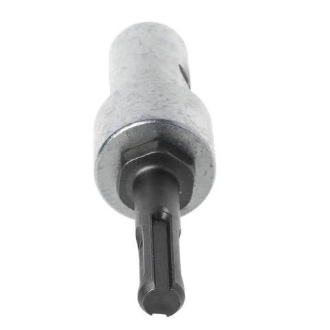 2 Round Pits Drill Bit Adapter With 2 Slots Turns Any Electric Drill Into A Dirt Diggin Earth Auger 105mm Length 19.6mm Diameter