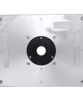 Precision Aluminum Router Table Insert Plate 235Mm X 300Mm X 8Mm Heavy Duty Base for Woodworking Benches, flat top view with measuring marks.