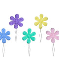 Embroidery Needle Threader Tool Set 5 Pcs Plastic Flower Head Threaders For Hand Sewing Cross Stitch Craft Knitting And Quilting