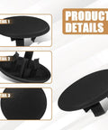 Arm Rest Cover Cap Replacement For 2007 To 2019 Chevy Tahoe Cadillac Escalade Suburban Yukon, black plastic, details view