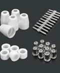 Complete 30 Piece Torch Parts Kit For Plasma Cutters Ready To Go And Compatible With L Tec JG 40 WSD LG40 PT31