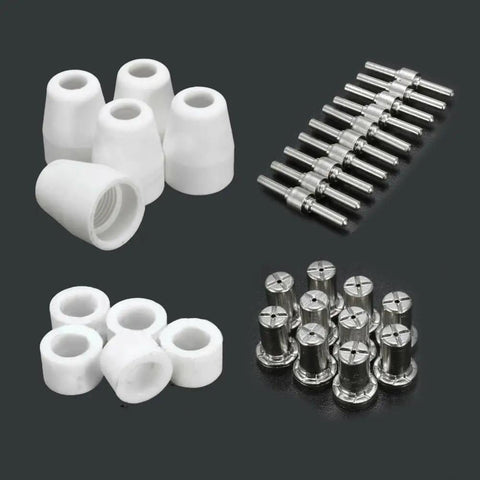 Complete 30 Piece Torch Parts Kit For Plasma Cutters Ready To Go And Compatible With L Tec JG 40 WSD LG40 PT31