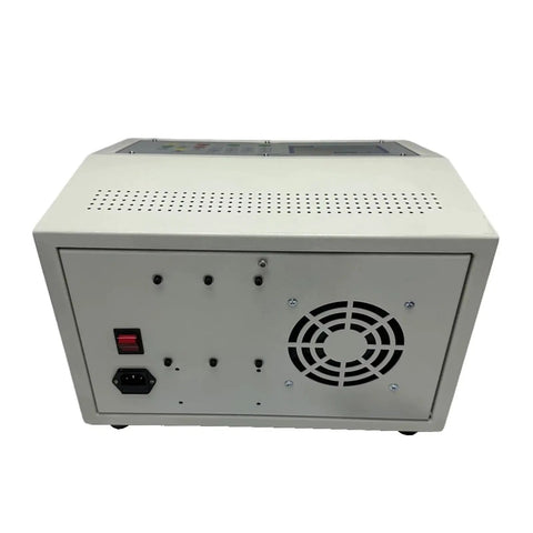 Next Level Touch Screen Automatic Wire Stripper And cutter Machine For Precision Peeling And Stripping Cables Effortlessly With Smart Display back view showing ports and ventilation