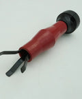 Red MIG Nozzle Reamer For Spatter Cleanup, Welding Shroud Reamer Tool with black handle and steel blades for MIG torches.