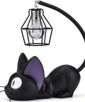 Kiki Jiji Cat Lamp Resin Night Light For Anime Fans With Warm Glow Perfect For Bedside Desk Decor Cozy Dorm Room Vibe Gift Idea