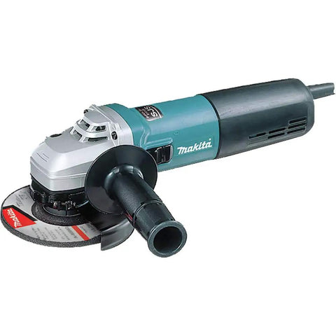 5-Inch SJS High Power Angle Grinder With 13 Amp Motor, Variable Speed 2,800 To 10,500 RPM, Mechanical Clutch Slipping Tech