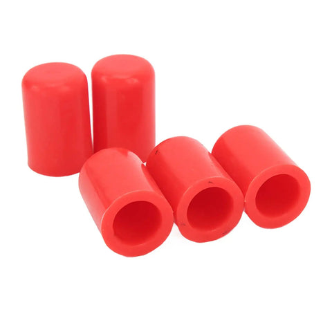 Top Notch Red Silicon Intake Vacuum Hose Covers Kit, 10 Pack Universal 16mm red silicone vacuum plugs, 5 caps on white