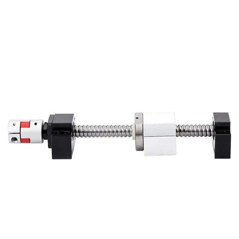 Top Tier Hella Smooth C5 SfU2005 Ball Screw 950Mm Complete Assembly with BK and BF bearing housings for precision linear motion.