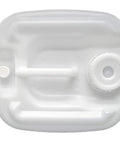 Top view of 5-gallon container for Exterior Wood Siloxane Waterproofing Sealer Easy Spray On Odorless Ready To Use Water Repellent.