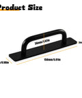 Product dimensions of 2-Pack Self-Stick Sliding Door Pull Handles With Adhesive For Cabinets, Drawers, Windows, Closets, Barn Doors And Pocket Doors - Damage-Free No-Drill Installation, Instant Grip And Easy Pull.