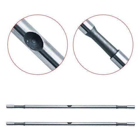 Portable Sheet Metal Nibbler Cutter Drill Attachment, double head tool, stainless build for thick metal cutting, close-up view