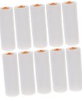 Upgrade Your Home Vibes With This 10 Pack Sponge Paint Roller Cover Set designed for smooth wall finishes, featuring white sponge covers.