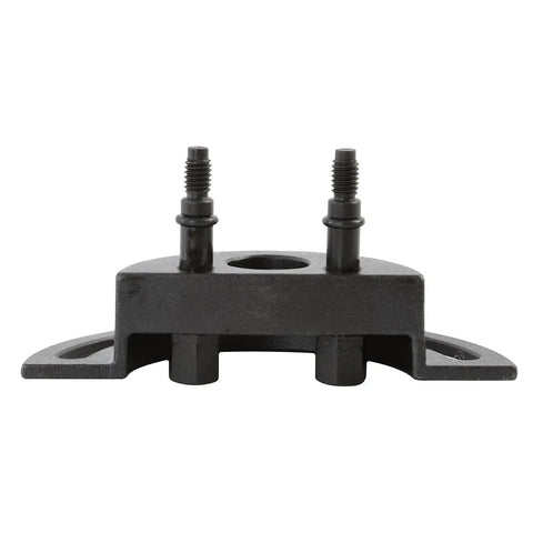 Water Pump Holding Tool For Ecotec Sprocket Retainer And Socket Holder, black metal with built-in bolts, fits GM Ecotec engines