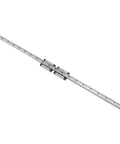 Beefy Compact Linear Rail Guide Motion System For 3D Printers And Small CNC Builds With 500mm Rail And 2 Black Sliders Bearing Steel Construction For Smooth Precise Quiet Travel. 500mm MGN12H linear rail with two black sliders for 3D printers and small CNC builds