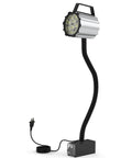 18W LED Lathe Light With 1800 Lumens, Flexible Magnetic Mount Work Lamp For CNC Milling Machines And Drill Presses, Aluminum Body