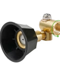 Copper Atomizing Irrigation Nozzle For Spraying And Misting, Pro Grade Adjustable Water Sprayer With 360 Degree Rotating Nozzle, M14x1.5 Thread