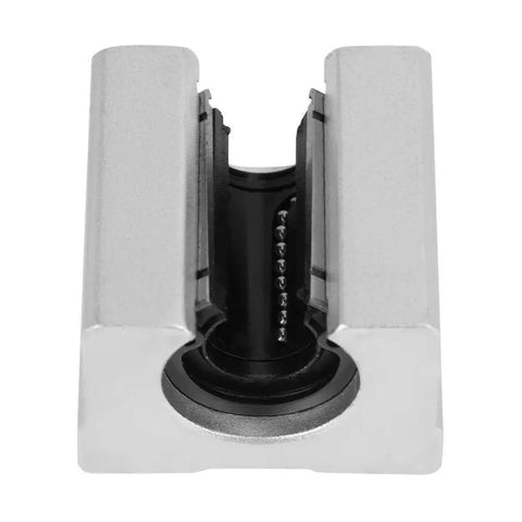 4 Pack SBR12UU Linear Bearing Blocks For 12mm Linear Guide Rails Aluminum Alloy Pillow Slide Block Pro Grade Smooth Low Friction Motion For CNC Router Parts, close-up