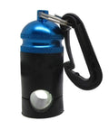 Blue Heavy Duty Regulator Octopus Hose Holder Clip for Scuba Diving Gear, black clip with blue top, durable and non-magnetic