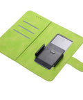 Premium Tough Case For Danew Trace TOne Plus Four HD Film Protectors Green-FG Fits 5.5 Inch with open slots and stand.