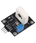 Built Tough Hall Effect Current Sensor Module Packing 100A Overcurrent Protection With Adjustable 3A Steps showing a top view of the circuit.