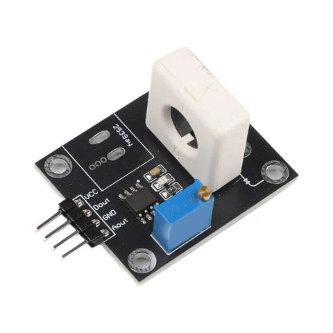 Built Tough Hall Effect Current Sensor Module Packing 100A Overcurrent Protection With Adjustable 3A Steps showing a top view of the circuit.