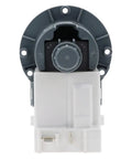 Front view of Drain Pump Motor With Drip Cover Replacement For Samsung Washers DC31-00187A And DC31-00187D PX3516-01.