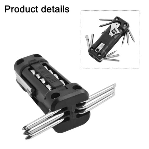 Camping And Cycling Chain Tool Kit For On The Go Repairs Carbon Steel Waterproof Portable 365g Black Survival Gear