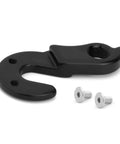 Black aluminum Derailleur Hanger Replacement for Mountain Bikes and Road Bicycles - Fits Diamondback Overdrive, Raleigh Talus and More